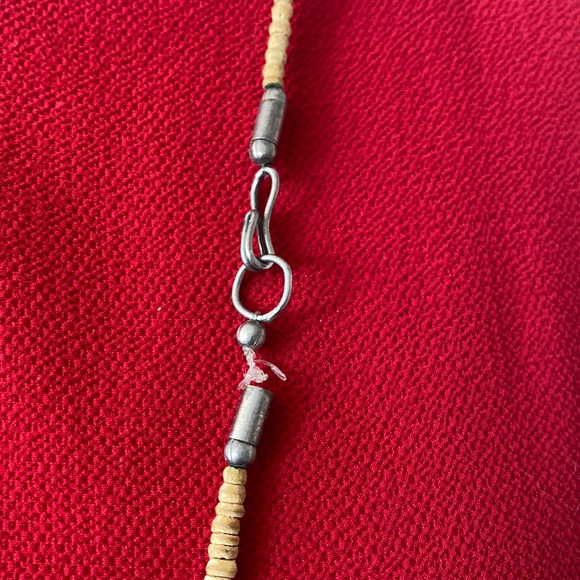 Handcrafted Elephant and Bone multi stones and wood mix Necklace. - Picture 5 of 7